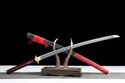 Alternative view of Falling Petals Snow - Handgesmeed Katana van 1045 koolstofstaal
