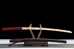 Fleeting Phoenix - Handgesmeed Katana van 1045 koolstofstaal