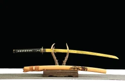 Alternative view of Shadow Wolf - Handgesmeed Katana van 1045 koolstofstaal
