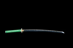 Alternative view of Spring Thunder - Handgesmeed Katana van 1045 koolstofstaal