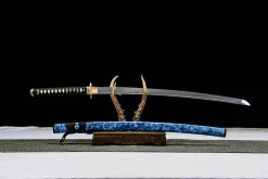 Alternative view of Azure Storm - Handgesmeed Katana van 1065 koolstofstaal