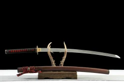 Alternative view of Crimson Claw - Handgesmeed Katana van 1065 koolstofstaal