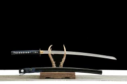 Alternative view of Dark Tide - Handgesmeed Katana van 1065 koolstofstaal