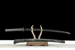 Alternative view of Demon Mark - Handgesmeed Katana van 1065 koolstofstaal