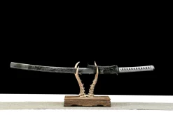 Gilded Inferno - Handgesmeed Katana van 1065 koolstofstaal