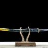 Ice and Flame - Handgesmeed Katana van 1065 koolstofstaal