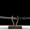 Ink Blossom - Handgesmeed Katana van 1065 koolstofstaal