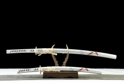 Koi Set - Handgesmeed Katana van 1065 koolstofstaal