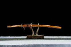 Obsidian Inferno - Handgesmeed Katana van 1065 koolstofstaal