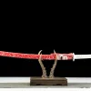 Wrathful Flame - Handgesmeed Katana van 1065 koolstofstaal