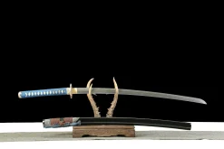 Alternative view of Azure Void - Handgesmeed Katana van Ambachtelijk handgesmeed staal