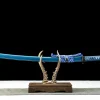 Azure Current - Handgesmeed Katana van Damascusstaal