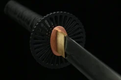 Black Feather - Handgesmeed Katana van Damascusstaal