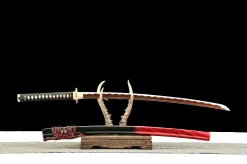 Brocade Sun - Handgesmeed Katana van Damascusstaal