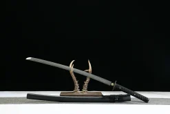 Dark Empyrean - Handgesmeed Katana van Damascusstaal
