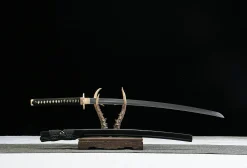 Alternative view of Night Edge - Handgesmeed Katana van Damascusstaal