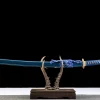Deep Sea Gold - Handgesmeed Katana van Kleigehard Damascusstaal