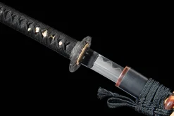 Heerser van de Donkere Nacht - Handgesmeed Katana van Kleigehard Damascusstaal