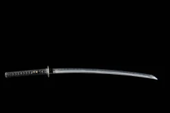Alternative view of Heerser van de Donkere Nacht - Handgesmeed Katana van Kleigehard Damascusstaal