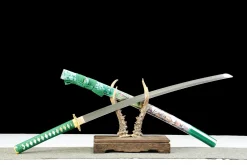 Alternative view of Wind Strike Tiger - Handgesmeed Katana van Kleigehard Damascusstaal