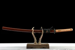 Brown Gleam - Handgesmeed Katana van T10 gereedschapsstaal