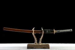 Crimson Bloom - Handgesmeed Katana van T10 gereedschapsstaal