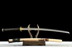 Alternative view of Dark Cloud Slash - Handgesmeed Katana van T10 gereedschapsstaal