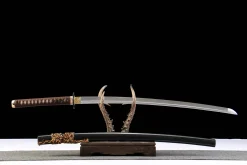 Alternative view of Dark Gold Weave - Handgesmeed Katana van T10 gereedschapsstaal