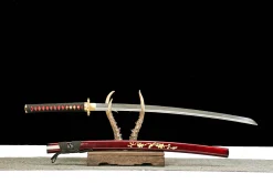 Alternative view of Rose Flame - Handgesmeed Katana van T10 gereedschapsstaal