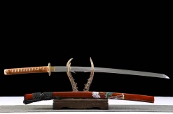 Alternative view of Scarlet Cherry Moon - Handgesmeed Katana van T10 gereedschapsstaal