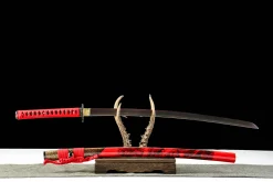 Alternative view of Yaksha (炎) - Handgesmeed Katana van T10 gereedschapsstaal