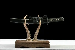 Dark Fury - Handgesmeed Tanto van 1065 koolstofstaal