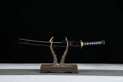 Flame Shadow - Handgesmeed Wakizashi van 1045 koolstofstaal