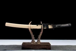 Alternative view of Schub Zonder Snede - Handgesmeed Wakizashi van 1065 koolstofstaal