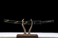 Golden Plume - Handgesmeed Wakizashi van T10 gereedschapsstaal
